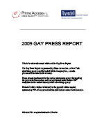 Press Report 2009